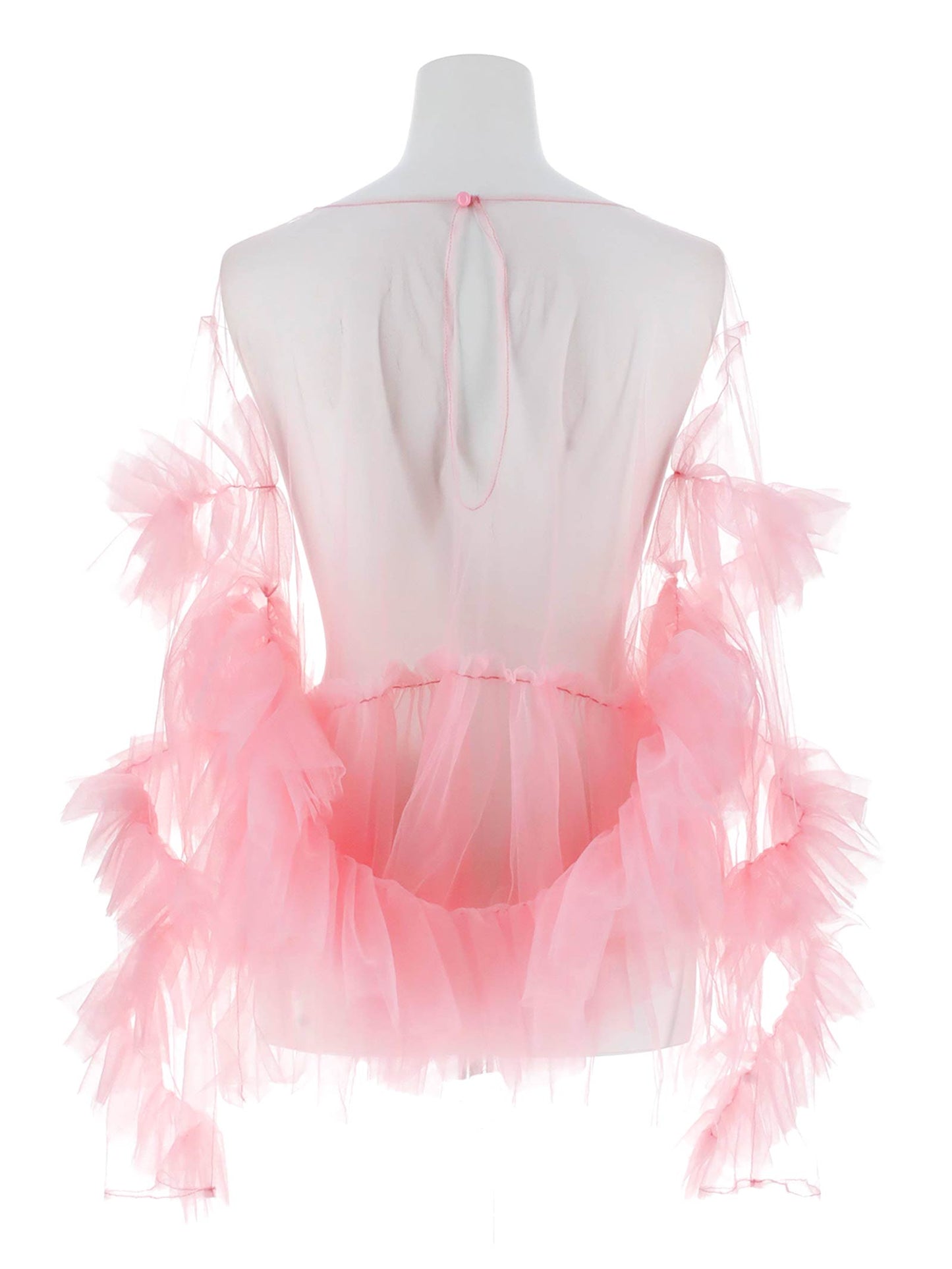 frill tule tops / 【予約:6月中旬より順次発送】フリルチュールトップス