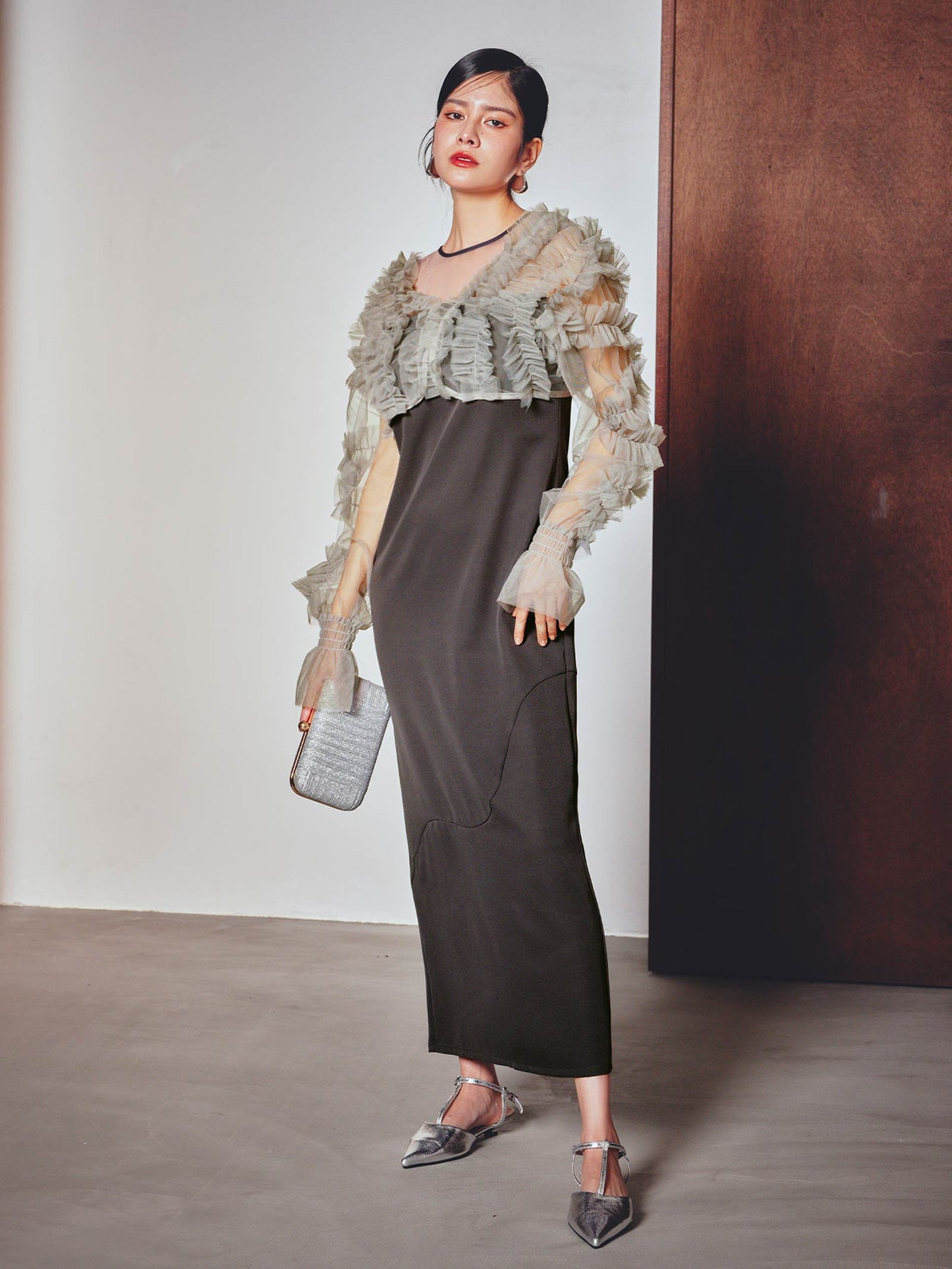 2way tule bolelo dress / 2wayチュールボレロドレス