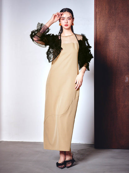 2way tule bolelo dress / 2wayチュールボレロドレス