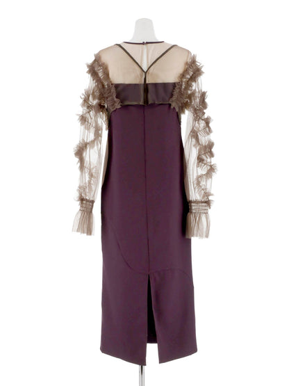 2way tule bolelo dress / 2wayチュールボレロドレス