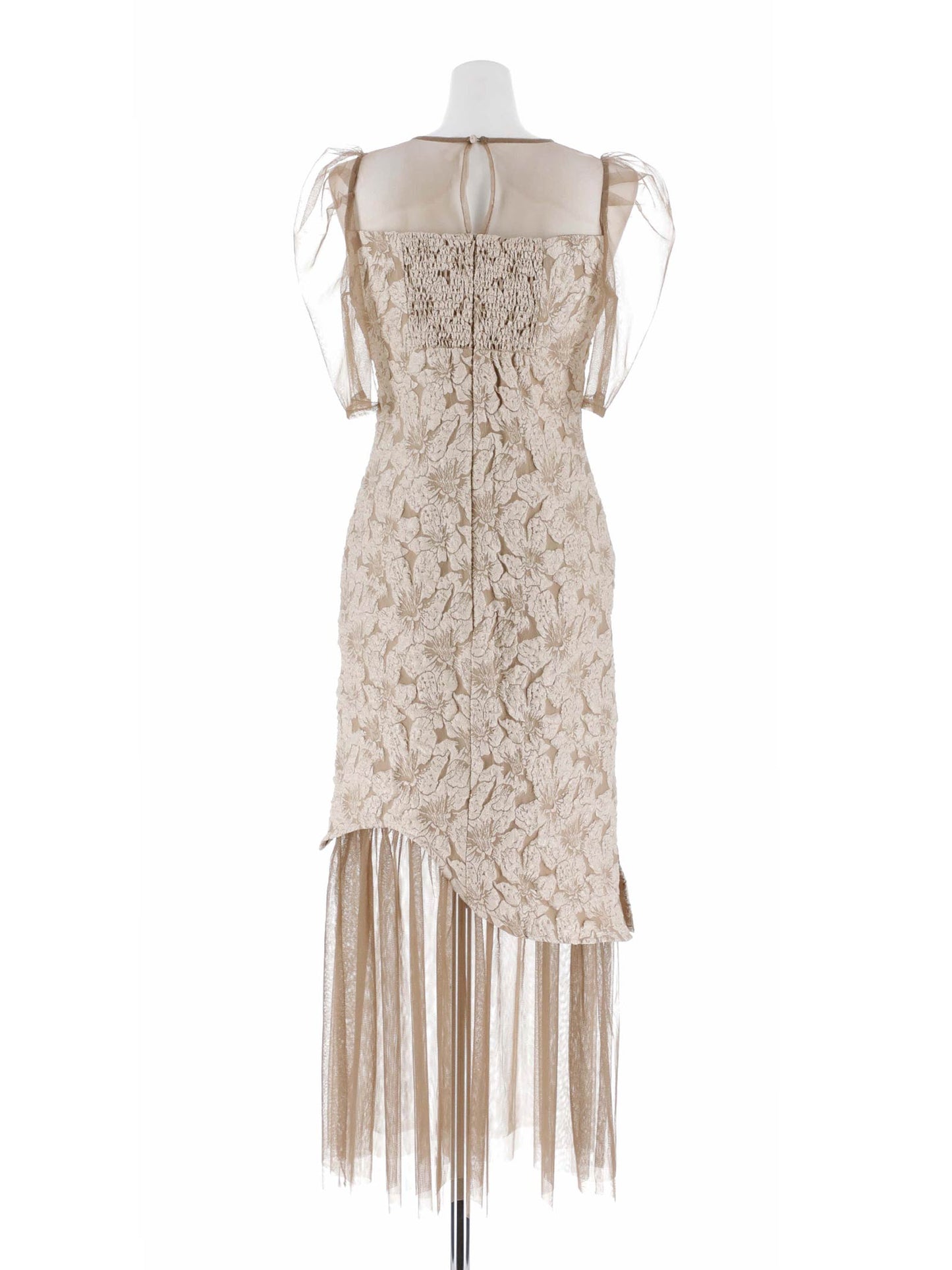 jaqurd doking dress / ジャガードドッキングドレス