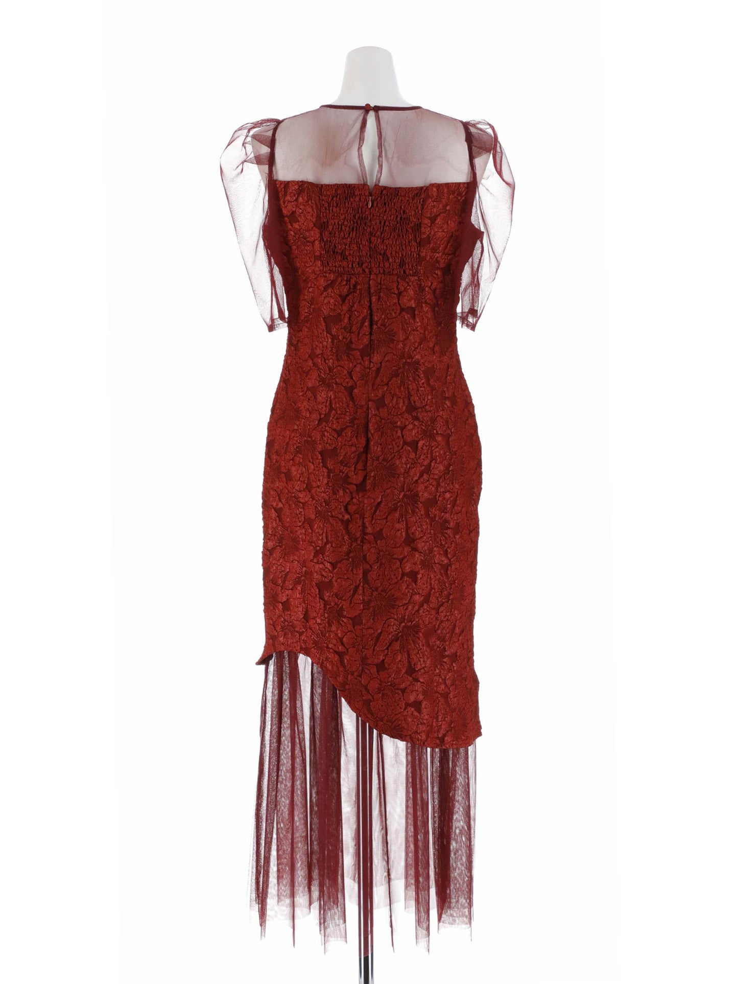 jaqurd doking dress / ジャガードドッキングドレス