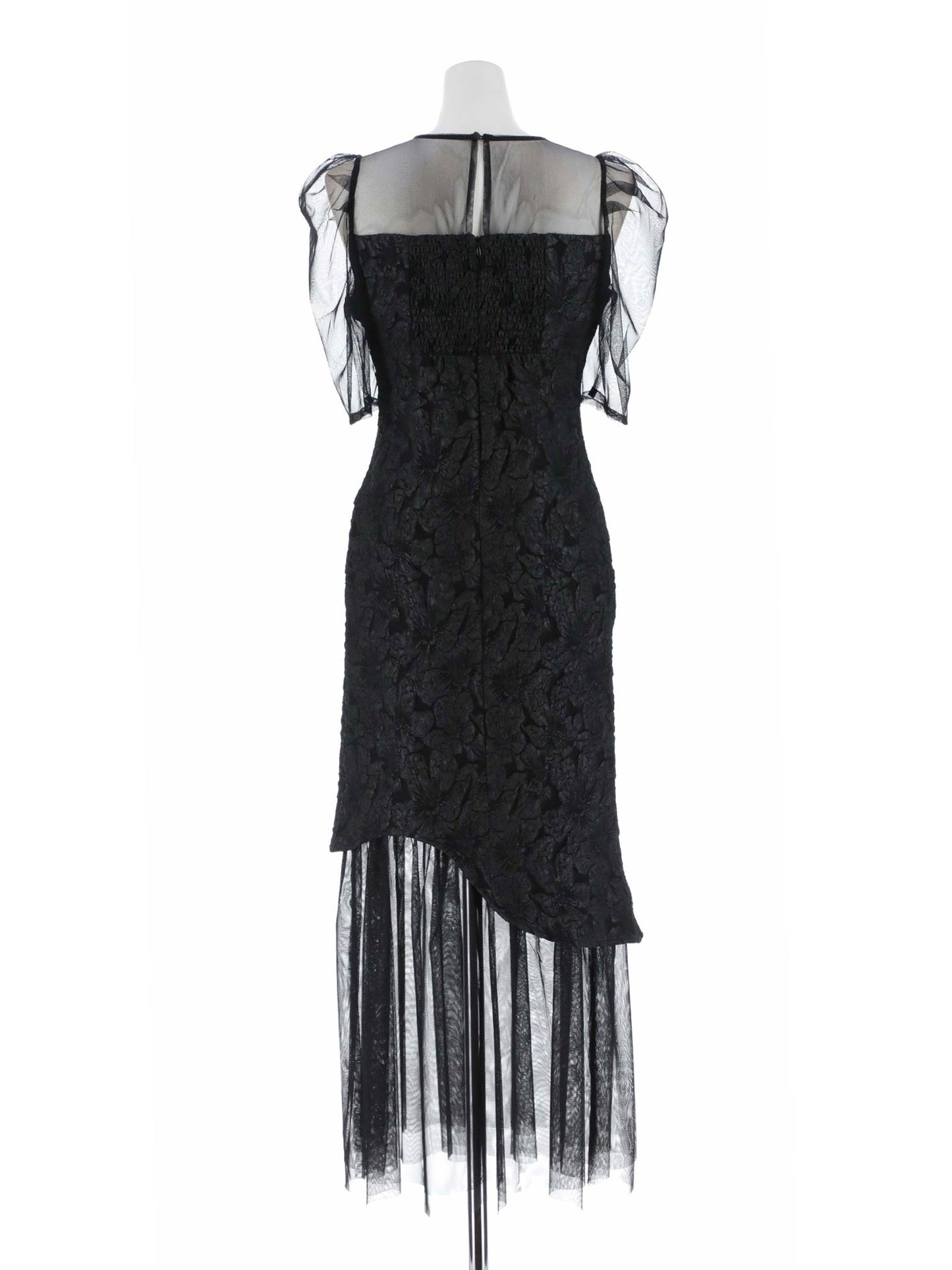 jaqurd doking dress / ジャガードドッキングドレス