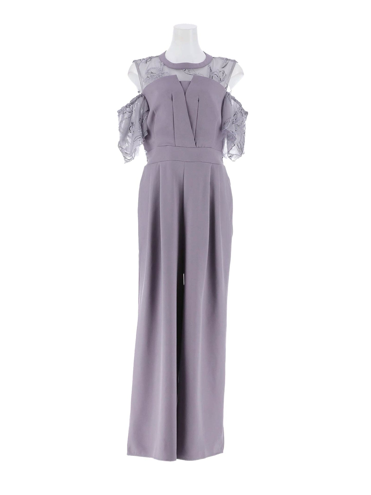 2way fringe lace pants dress / 2wayフリンジレースパンツドレス