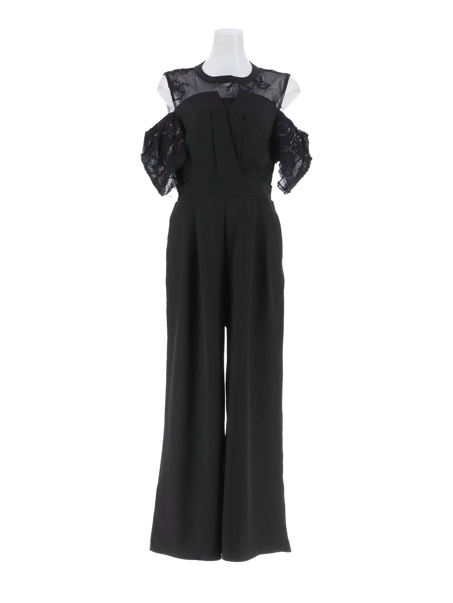 2way fringe lace pants dress / 2wayフリンジレースパンツドレス