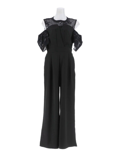 2way fringe lace pants dress / 2wayフリンジレースパンツドレス