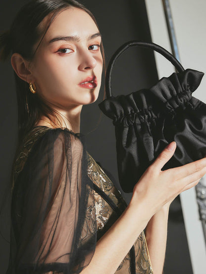 3way pearl satin bag / 3wayパールサテンバッグ