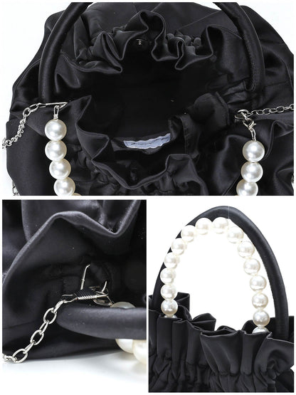 3way pearl satin bag / 3wayパールサテンバッグ