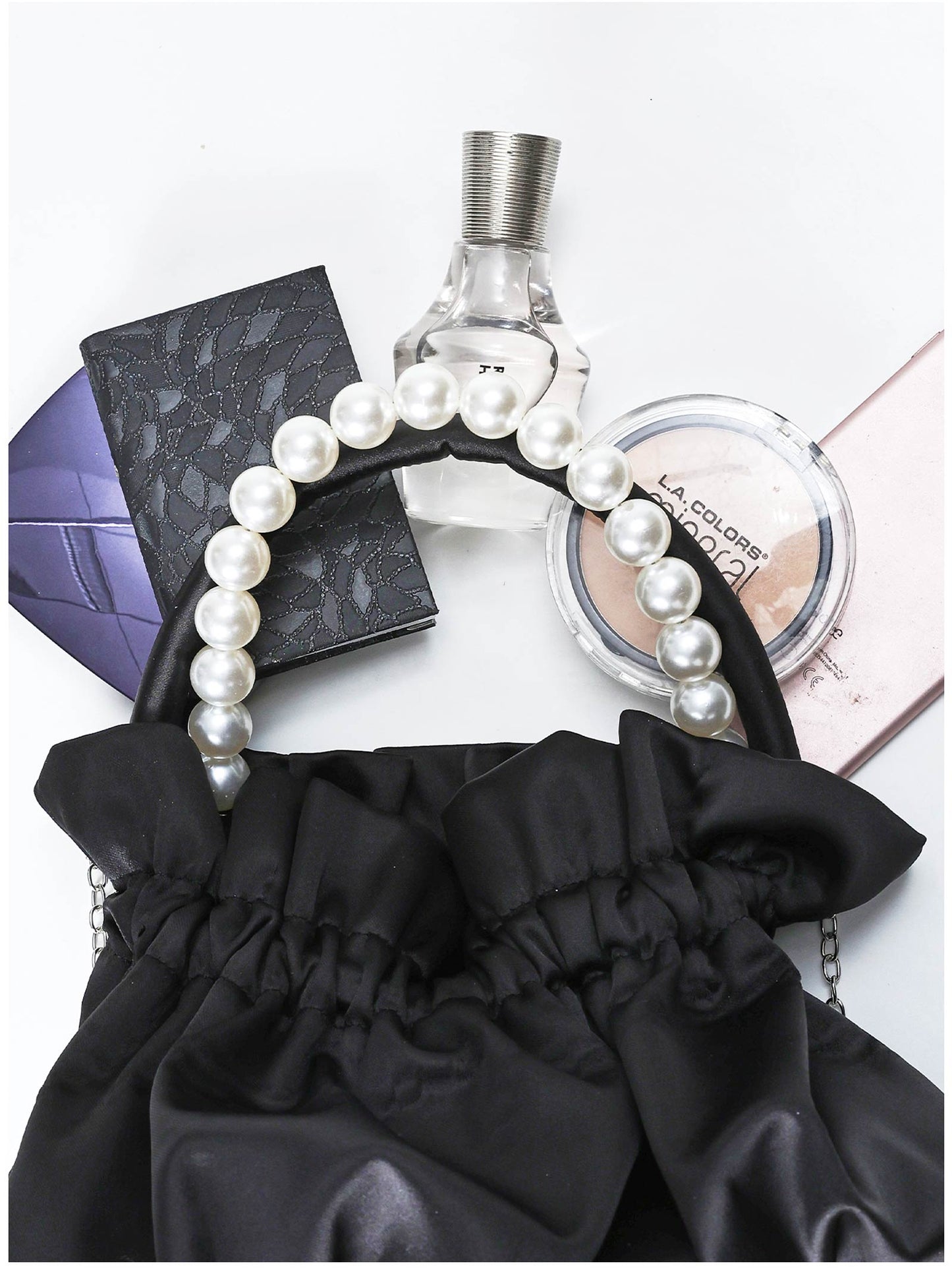 3way pearl satin bag / 3wayパールサテンバッグ