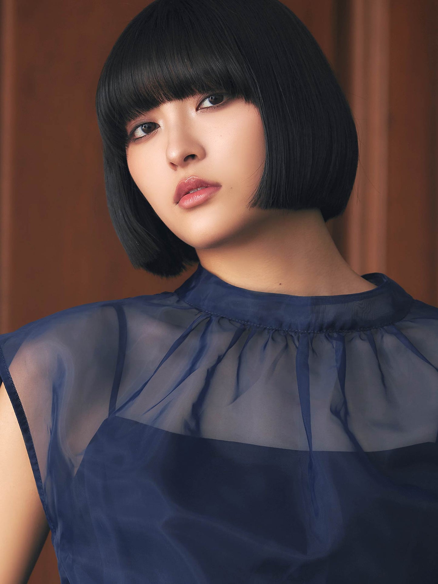 organdy volume skirt dress / オーガンジーボリュームスカートドレス