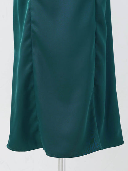 organdy volume skirt dress / オーガンジーボリュームスカートドレス