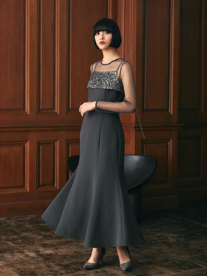 sequins bustier dress / スパンコールビスチェドレス