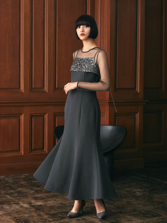 sequins bustier dress / スパンコールビスチェドレス