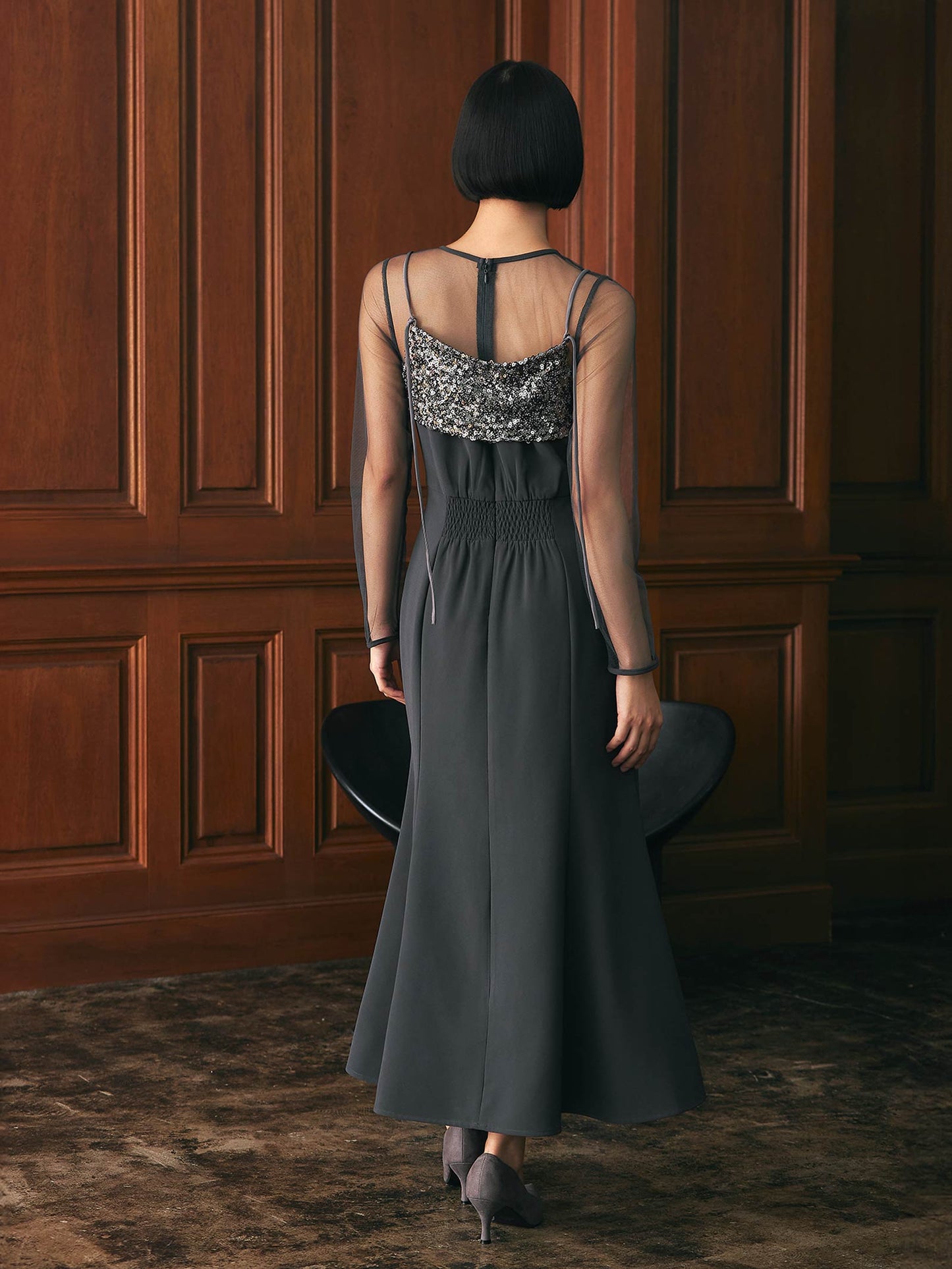 sequins bustier dress / スパンコールビスチェドレス