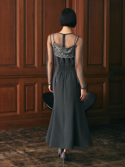 sequins bustier dress / スパンコールビスチェドレス