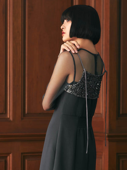 sequins bustier dress / スパンコールビスチェドレス