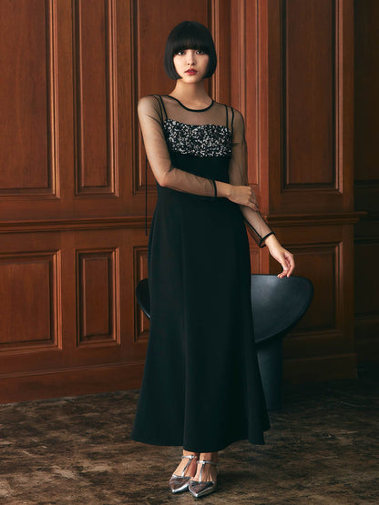 sequins bustier dress / スパンコールビスチェドレス