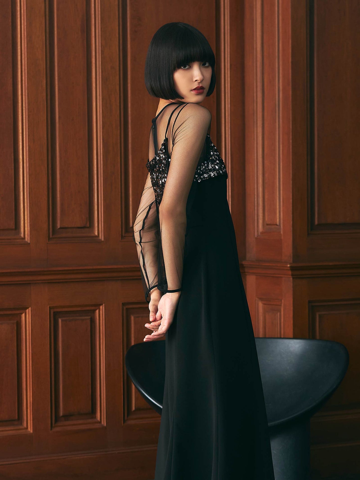 sequins bustier dress / スパンコールビスチェドレス