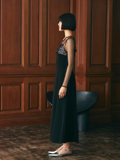 sequins bustier dress / スパンコールビスチェドレス