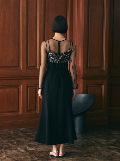 sequins bustier dress / スパンコールビスチェドレス