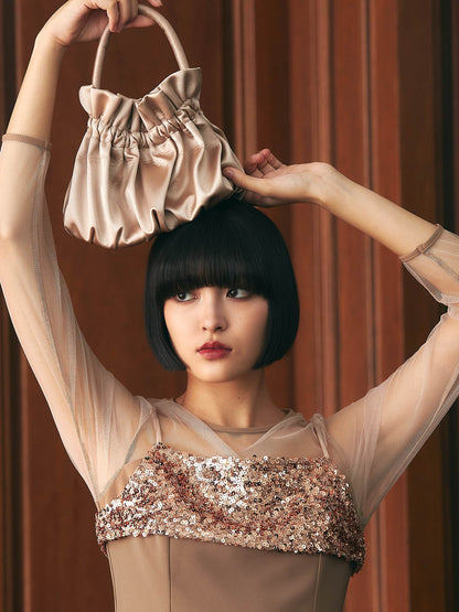 sequins bustier dress / スパンコールビスチェドレス