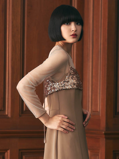 sequins bustier dress / スパンコールビスチェドレス