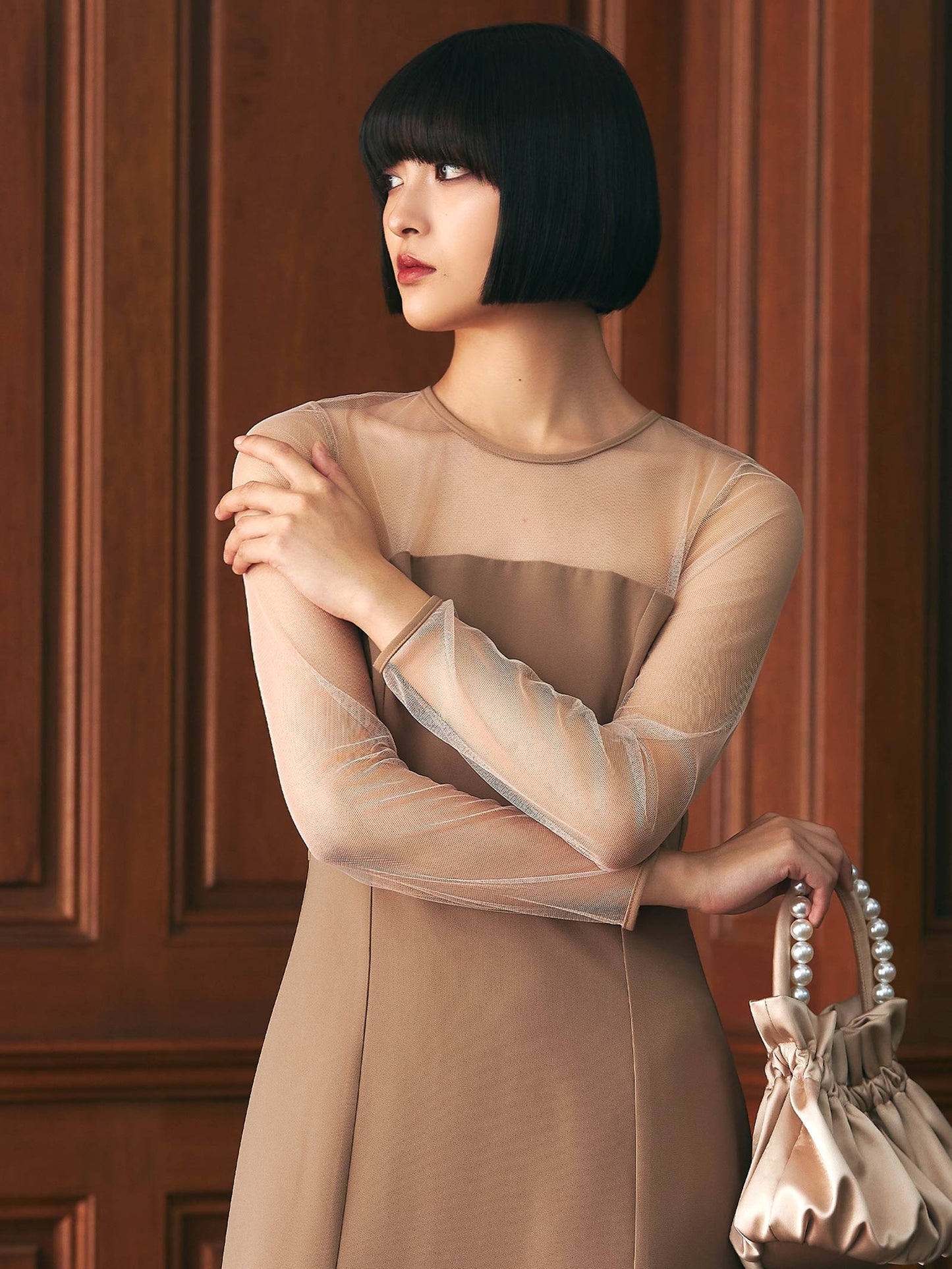 sequins bustier dress / スパンコールビスチェドレス