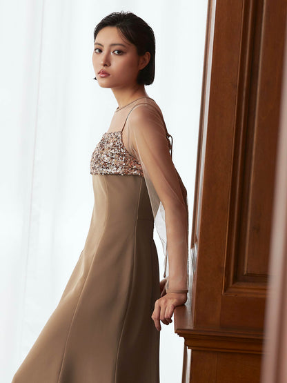 sequins bustier dress / スパンコールビスチェドレス