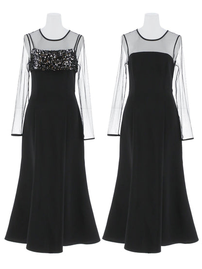 sequins bustier dress / スパンコールビスチェドレス