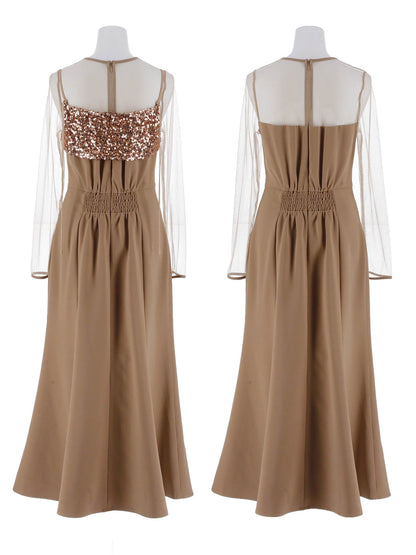 sequins bustier dress / スパンコールビスチェドレス