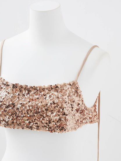 sequins bustier dress / スパンコールビスチェドレス