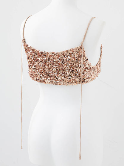 sequins bustier dress / スパンコールビスチェドレス