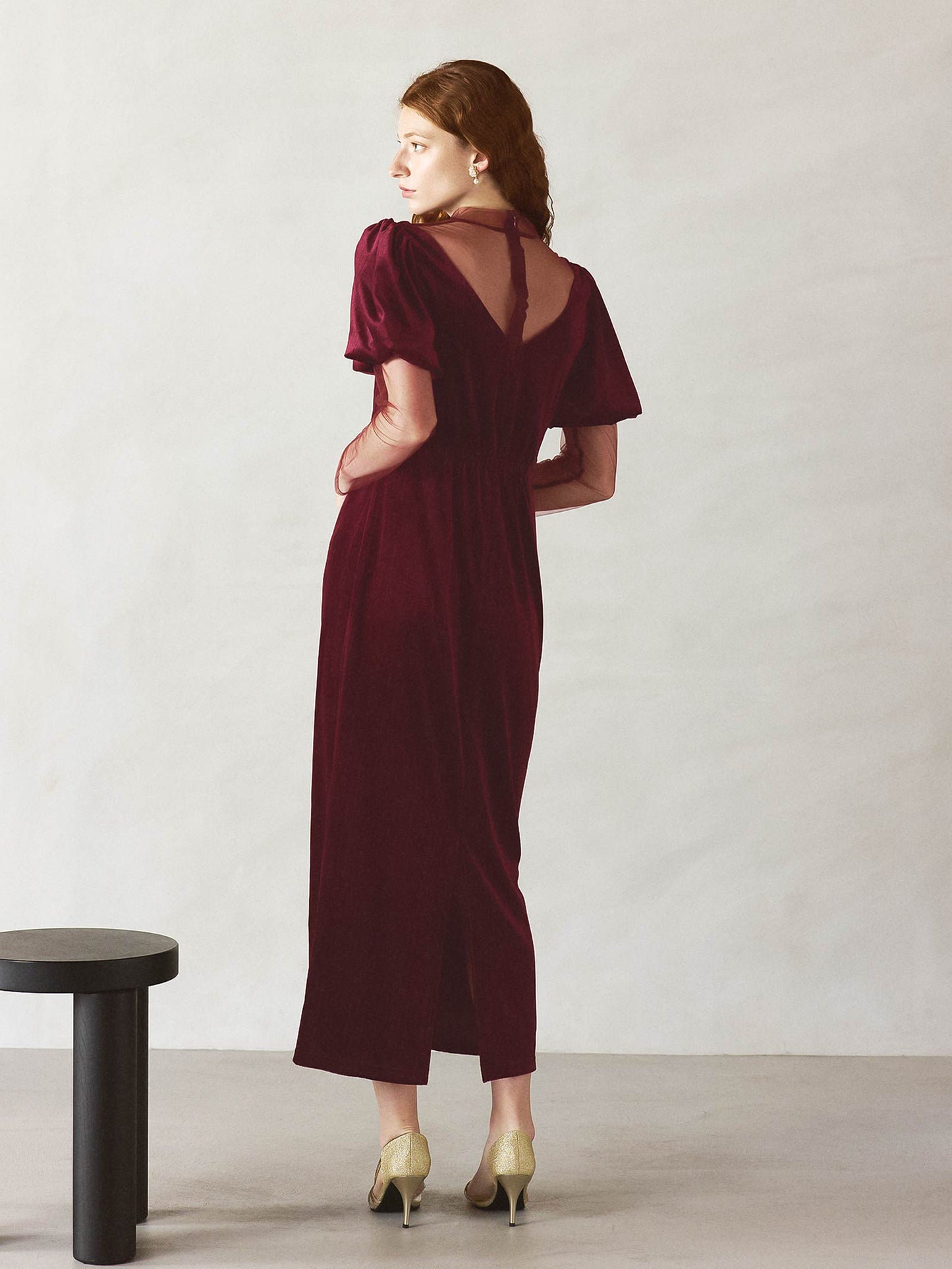 lame velvet dress / ラメベロアドレス