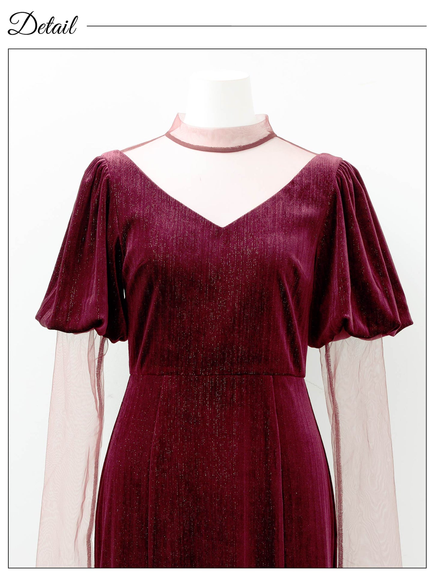 lame velvet dress / ラメベロアドレス