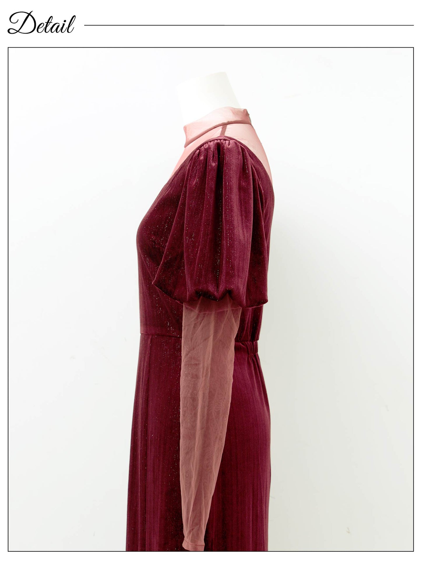 lame velvet dress / ラメベロアドレス