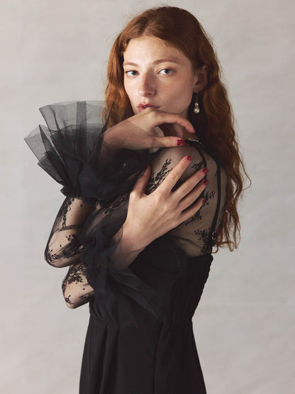 2way pearl strap pants dress / 2wayパールストラップパンツドレス