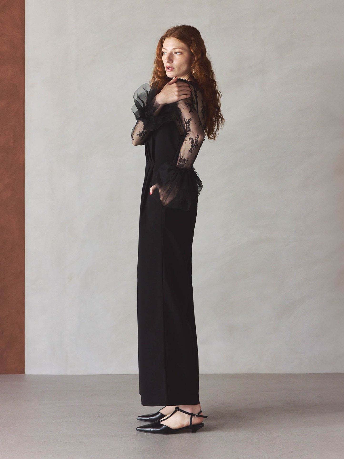 2way pearl strap pants dress / 2wayパールストラップパンツドレス