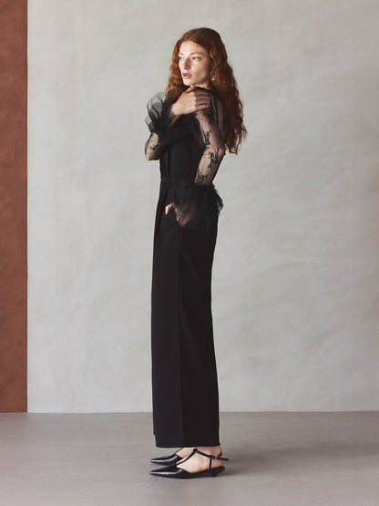 2way pearl strap pants dress / 2wayパールストラップパンツドレス