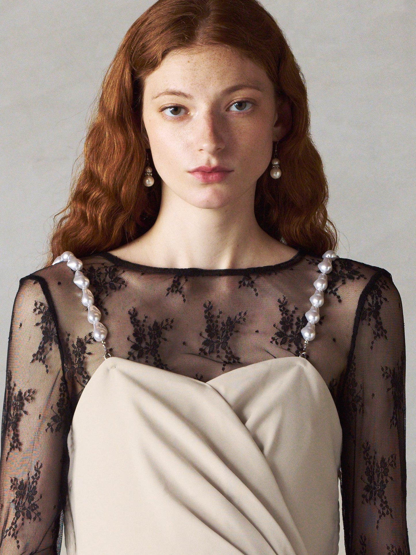 2way pearl strap pants dress / 2wayパールストラップパンツドレス