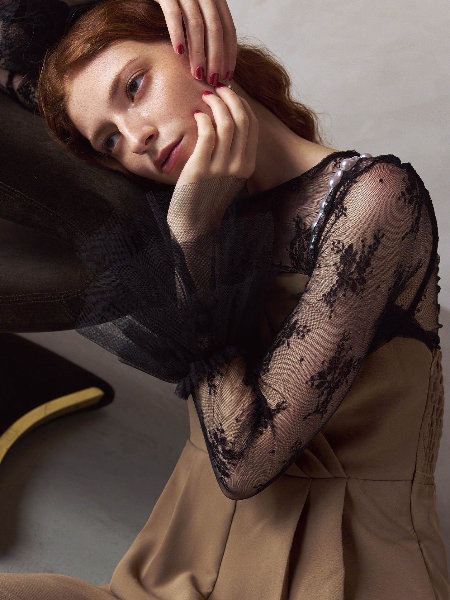 2way pearl strap pants dress / 2wayパールストラップパンツドレス