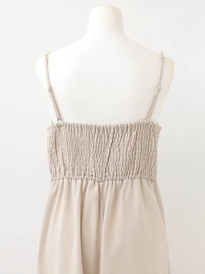 2way pearl strap pants dress / 2wayパールストラップパンツドレス