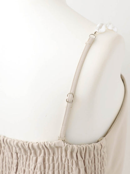 2way pearl strap pants dress / 2wayパールストラップパンツドレス