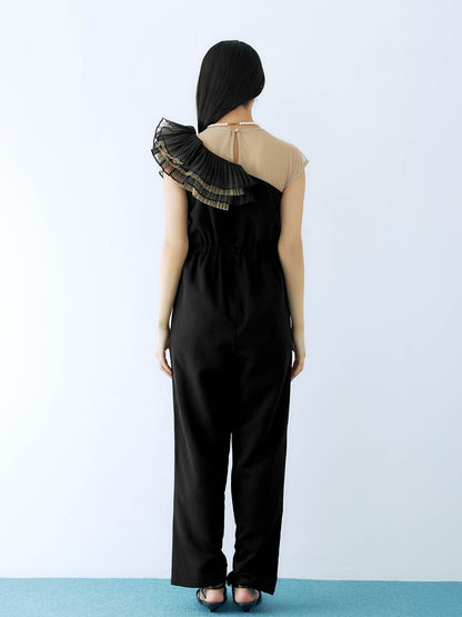 tule motif pants dress / チュールモチーフパンツドレス