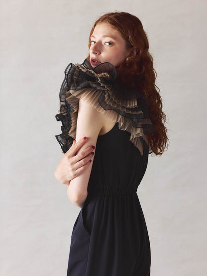 tule motif pants dress / チュールモチーフパンツドレス