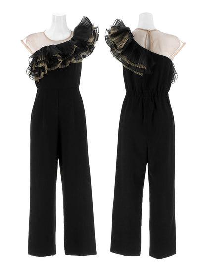 tule motif pants dress / チュールモチーフパンツドレス