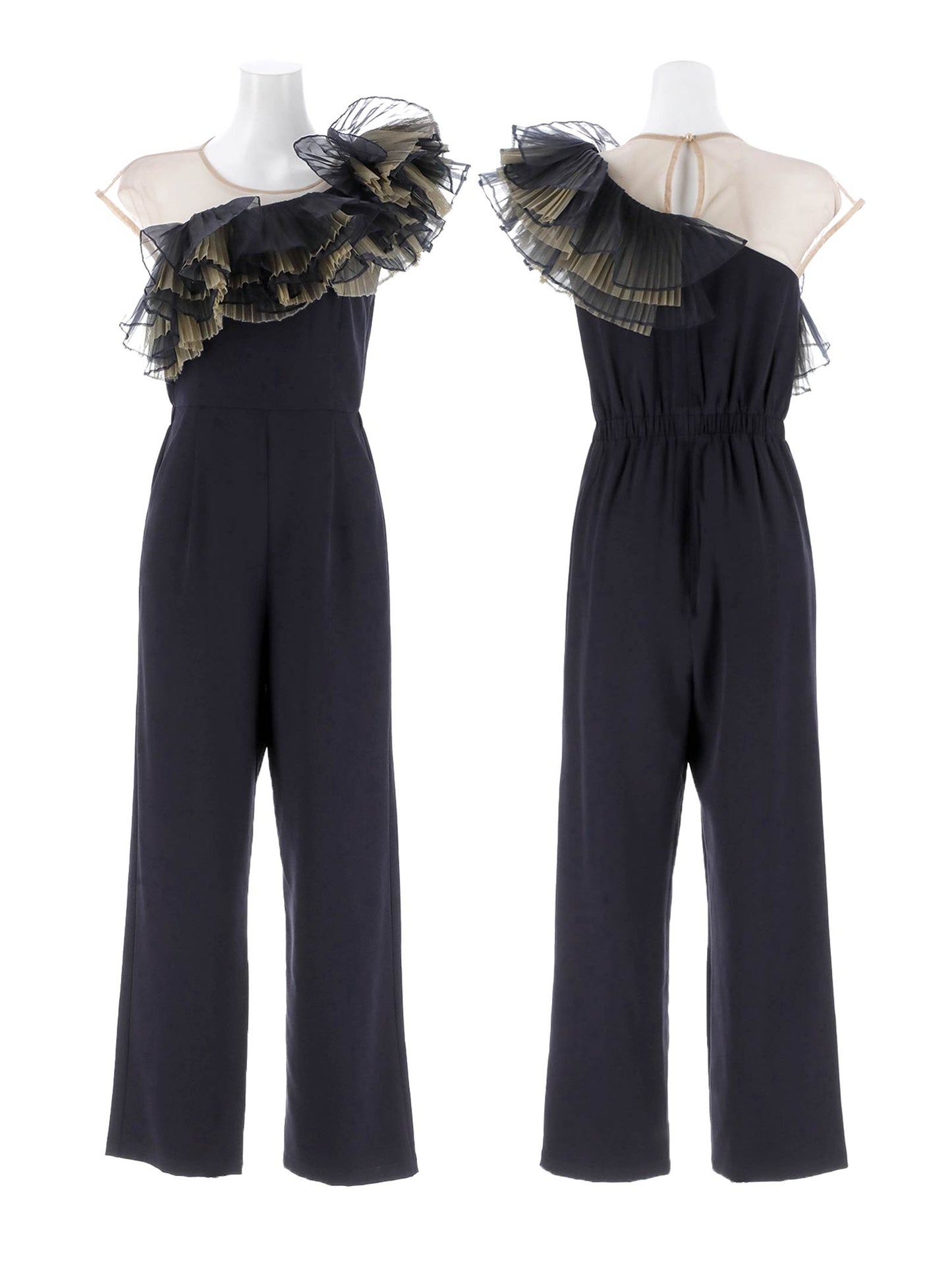 tule motif pants dress / チュールモチーフパンツドレス