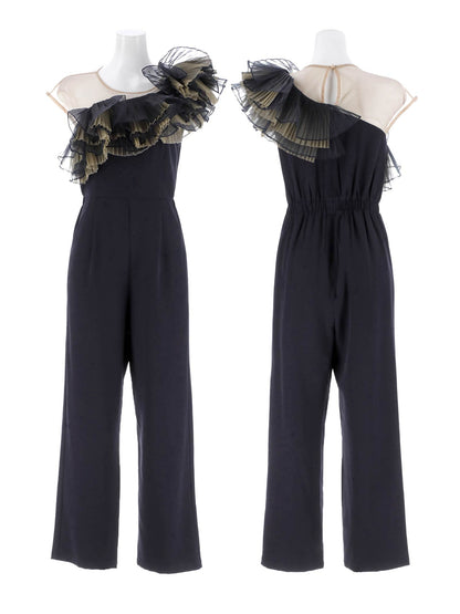 tule motif pants dress / チュールモチーフパンツドレス