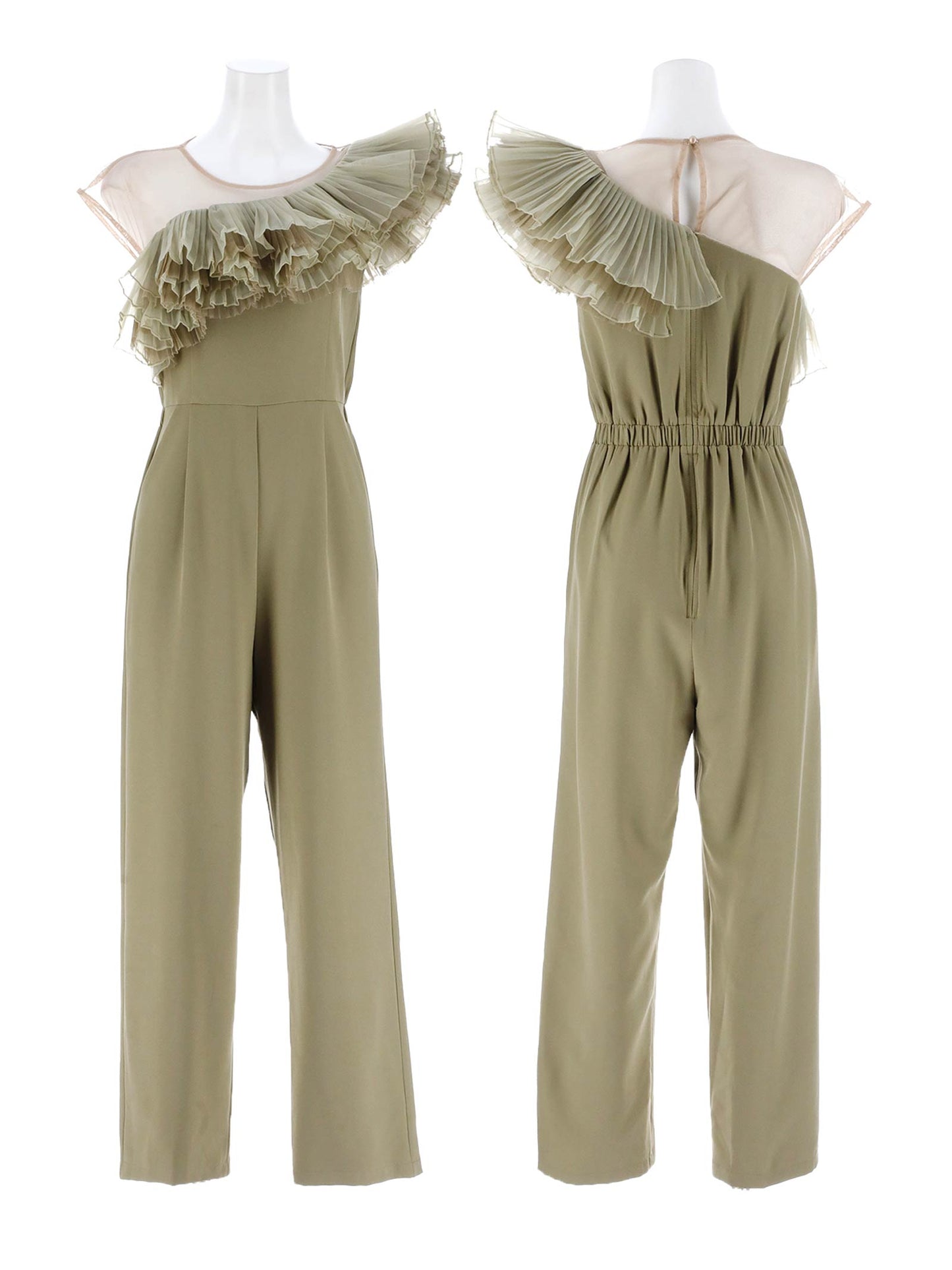 tule motif pants dress / チュールモチーフパンツドレス