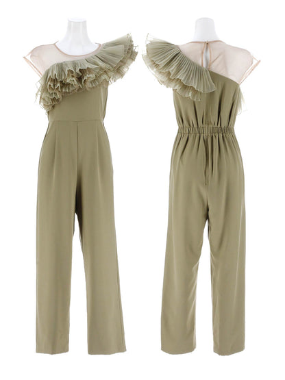 tule motif pants dress / チュールモチーフパンツドレス