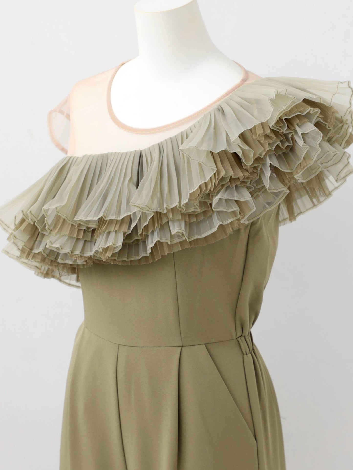 tule motif pants dress / チュールモチーフパンツドレス